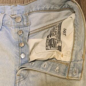 Levi's 501 High Rise Straight Jeans Size 27